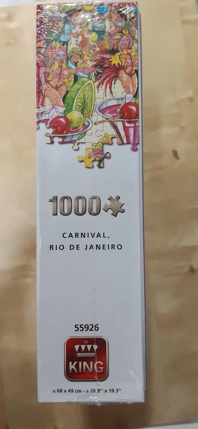Trixie King Puzzel Rio De Janeiro Carnaval - Puzzel Volwassenen 1000 Stukjes 3 Trixie King Puzzel Rio De Janeiro Carnaval - Puzzel Volwassenen 1000 Stukjes - Afbeelding 3
