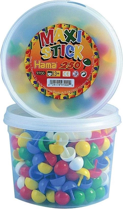 Hama Maxi Sticks In Emmer - 250 Stuks 1 Hama Maxi Sticks In Emmer - 250 Stuks