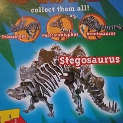 Merkloos Dinosaurus - Parasaurolophus - 3-D - Skelet Puzzel - 12 X 10 X 6 Cm -Puzzels Verkoop 501x840 1
