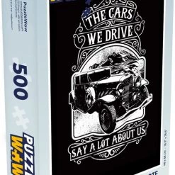 PuzzleWow Puzzel Mancave - Auto - Retro - Quote - Legpuzzel - Puzzel 500 Stukjes - Sinterklaas Cadeautjes - Sinterklaas Voor Grote Kinderen