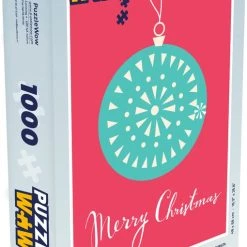 PuzzleWow Puzzel Kerstversiering - Kerstmis - Quote - Kerstbal - Merry Christmas - Legpuzzel - Puzzel 1000 Stukjes Volwassenen - Kerst - Cadeau - Kerstcadeau Voor Mannen, Vrouwen En Kinderen - Sinterklaas Cadeautjes - Sinterklaas Voor Grote Kinderen