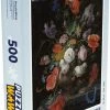 PuzzleWow Puzzel Stilleven Met Bloemen En Een Horloge - Legpuzzel - Puzzel 500 Stukjes - Sinterklaas Cadeautjes - Sinterklaas Voor Grote Kinderen