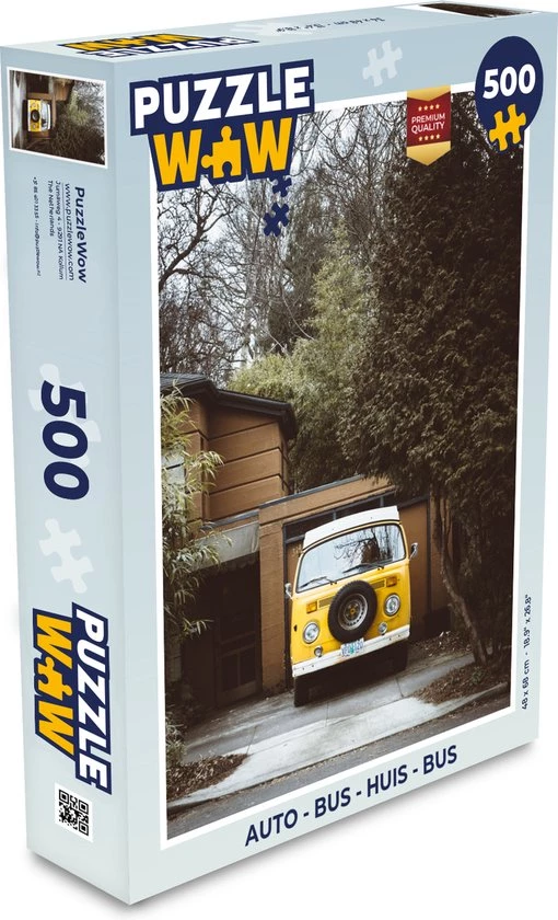 PuzzleWow Puzzel Auto - Bus - Huis - Bus - Legpuzzel - Puzzel 500 Stukjes - Sinterklaas Cadeautjes - Sinterklaas Voor Grote Kinderen 1 PuzzleWow Puzzel Auto - Bus - Huis - Bus - Legpuzzel - Puzzel 500 Stukjes - Sinterklaas Cadeautjes - Sinterklaas Voor Grote Kinderen