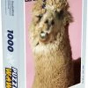 PuzzleWow Puzzel Close Up - Alpaca - Roze - Legpuzzel - Puzzel 1000 Stukjes Volwassenen - Sinterklaas Cadeautjes - Sinterklaas Voor Grote Kinderen