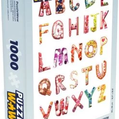 PuzzleWow Puzzel Kleurrijke Letters Van Snoep - Legpuzzel - Puzzel 1000 Stukjes Volwassenen - Sinterklaas Cadeautjes - Sinterklaas Voor Grote Kinderen