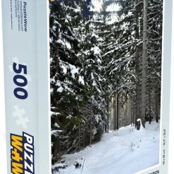 PuzzleWow Puzzel De Winterbomen In Het Bos Bij Wenen In Oostenrijk - Legpuzzel - Puzzel 500 Stukjes - Kerst - Cadeau - Kerstcadeau Voor Mannen, Vrouwen En Kinderen - Sinterklaas Cadeautjes - Sinterklaas Voor Grote Kinderen