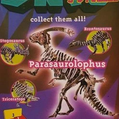 Merkloos Dinosaurus - Parasaurolophus - 3-D - Skelet Puzzel - 12 X 10 X 6 Cm -Puzzels Verkoop 512x840