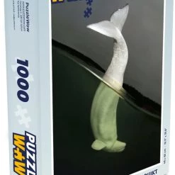 PuzzleWow Puzzel Dolfijn - Water - Wit - Legpuzzel - Puzzel 1000 Stukjes Volwassenen - Sinterklaas Cadeautjes - Sinterklaas Voor Grote Kinderen