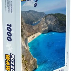 PuzzleWow Puzzel Het Navagio Strand Op Zakynthos - Legpuzzel - Puzzel 1000 Stukjes Volwassenen - Sinterklaas Cadeautjes - Sinterklaas Voor Grote Kinderen
