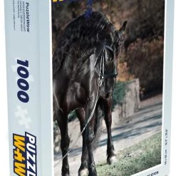 PuzzleWow Puzzel Paarden - Fries - Halster - Legpuzzel - Puzzel 1000 Stukjes Volwassenen - Sinterklaas Cadeautjes - Sinterklaas Voor Grote Kinderen