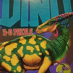 Merkloos Dinosaurus - Parasaurolophus - 3-D - Skelet Puzzel - 12 X 10 X 6 Cm