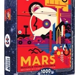 The New York Puzzle Company Visit Mars - NYPC NASA Collectie Puzzel 1000 Stukjes - 0819844013042