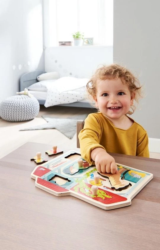 Haba - Inleg Puzzel - In De Paardenstal - 6st. 3 Haba - Inleg Puzzel - In De Paardenstal - 6st. - Afbeelding 3