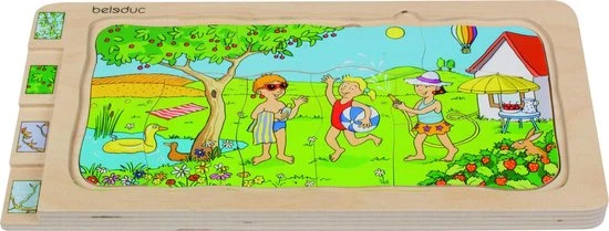 Beleduc Lagenpuzzel Vier Seizoenen 36 Stukjes 4 Beleduc Lagenpuzzel Vier Seizoenen 36 Stukjes - Afbeelding 4
