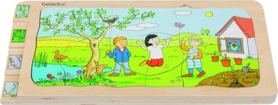 Beleduc Lagenpuzzel Vier Seizoenen 36 Stukjes 5 Beleduc Lagenpuzzel Vier Seizoenen 36 Stukjes - Afbeelding 5