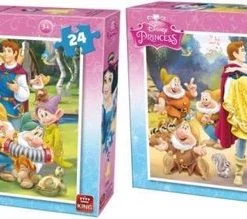 King Disney Sneeuwwitje - 24 Stuks -Puzzels Verkoop 550x219