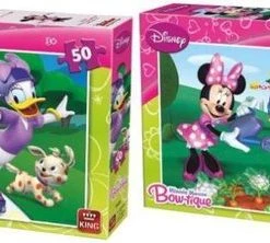 King Disney 2 Puzzles Minnie Mouse Bow-Tique 5 King Disney 2 Puzzles Minnie Mouse Bow-Tique -Puzzels Verkoop 550x222