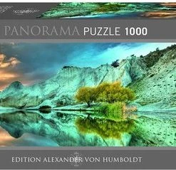 Heye Panorama Puzzel Blue Lake - 1000 Stukjes