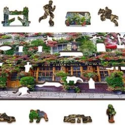 Wooden City London Kroeg XL - Houten Vormpuzzel - 52x37,5 Cm - 600 Stukjes 8 Wooden City London Kroeg XL - Houten Vormpuzzel - 52x37,5 Cm - 600 Stukjes -Puzzels Verkoop 550x251