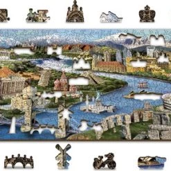 Wooden City Puzzel: WORLD LANDMARKS 505/50, In Hout, 8+ -Puzzels Verkoop 550x290 2