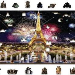 Wooden City Puzzel: PARIS BY NIGHT 1010/100, In Hout, 8+ -Puzzels Verkoop 550x292 1