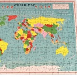 Wereld Puzzel | 300 Stukjes | 50 X 36 Cm | Out Of The Blue | Educatieve Puzzel