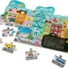 Hape Vloerpuzzel City Junior 83 Cm Hout 48-delig