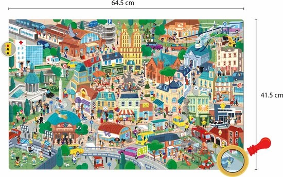 Apli Kids - Zoek En Vind Puzzel Stad 3 Apli Kids - Zoek En Vind Puzzel Stad - Afbeelding 3