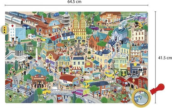 Apli Kids - Zoek En Vind Puzzel Stad 4 Apli Kids - Zoek En Vind Puzzel Stad - Afbeelding 4