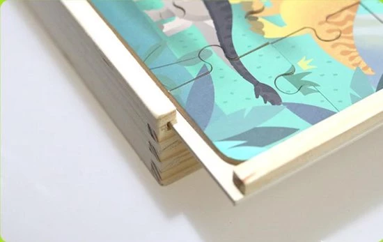 MiDeer 3-in-1 3*66 Stuks Dubbelzijdig Hout Puzzels In Houten Geschenkdoos - Hout Puzzel - Dieren - Kinderpuzzel - Educatief Speelgoed Voor Kinderen 5 MiDeer 3-in-1 3*66 Stuks Dubbelzijdig Hout Puzzels In Houten Geschenkdoos - Hout Puzzel - Dieren - Kinderpuzzel - Educatief Speelgoed Voor Kinderen - Afbeelding 5