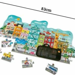 Hape Vloerpuzzel City Junior 83 Cm Hout 48-delig 7 Hape Vloerpuzzel City Junior 83 Cm Hout 48-delig -Puzzels Verkoop 550x348