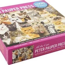 Peter Pauper Puzzel - All The Cats - 1000 St -Puzzels Verkoop 550x357 2