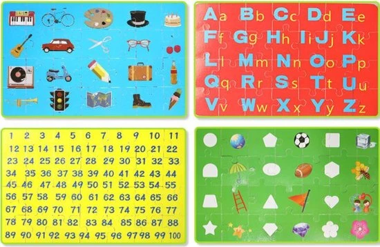 MiDeer 3-in-1 3*66 Stuks Dubbelzijdig Hout Puzzels In Houten Geschenkdoos - Hout Puzzel - Dieren - Kinderpuzzel - Educatief Speelgoed Voor Kinderen 2 MiDeer 3-in-1 3*66 Stuks Dubbelzijdig Hout Puzzels In Houten Geschenkdoos - Hout Puzzel - Dieren - Kinderpuzzel - Educatief Speelgoed Voor Kinderen - Afbeelding 2