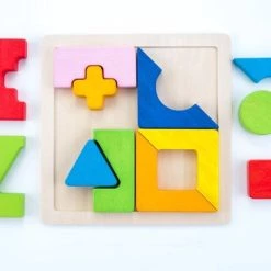 Engelhart Educatief Geometric Sorter Shapes Combo Rubber Wood Plate 30 X 30 X 4,2 Cm -Puzzels Verkoop 550x365 2