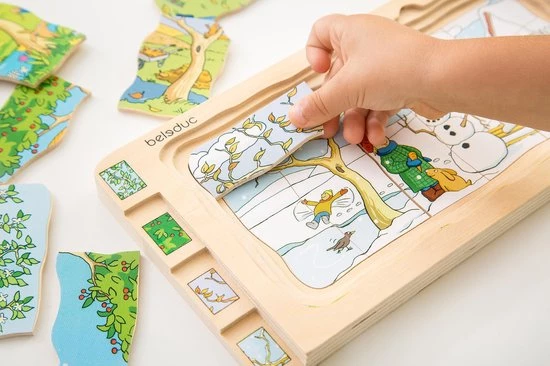 Beleduc Lagenpuzzel Vier Seizoenen 36 Stukjes 8 Beleduc Lagenpuzzel Vier Seizoenen 36 Stukjes - Afbeelding 8