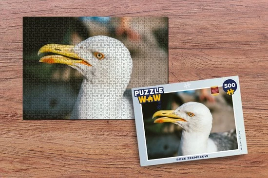 PuzzleWow Puzzel Meeuw - Vogel - Legpuzzel - Puzzel 500 Stukjes - Sinterklaas Cadeautjes - Sinterklaas Voor Grote Kinderen 2 PuzzleWow Puzzel Meeuw - Vogel - Legpuzzel - Puzzel 500 Stukjes - Sinterklaas Cadeautjes - Sinterklaas Voor Grote Kinderen - Afbeelding 2