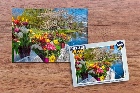 PuzzleWow Puzzel Boot Met Tulpen In De Keukenhof In Zuid-Holland - Legpuzzel - Puzzel 500 Stukjes - Sinterklaas Cadeautjes - Sinterklaas Voor Grote Kinderen 2 PuzzleWow Puzzel Boot Met Tulpen In De Keukenhof In Zuid-Holland - Legpuzzel - Puzzel 500 Stukjes - Sinterklaas Cadeautjes - Sinterklaas Voor Grote Kinderen - Afbeelding 2