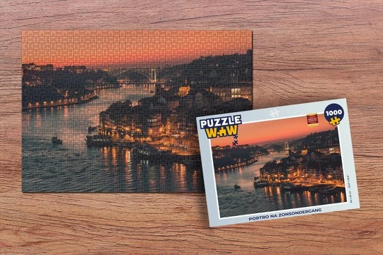 PuzzleWow Puzzel Zonsondergang - Porto - Portugal - Legpuzzel - Puzzel 1000 Stukjes Volwassenen - Sinterklaas Cadeautjes - Sinterklaas Voor Grote Kinderen 2 PuzzleWow Puzzel Zonsondergang - Porto - Portugal - Legpuzzel - Puzzel 1000 Stukjes Volwassenen - Sinterklaas Cadeautjes - Sinterklaas Voor Grote Kinderen - Afbeelding 2