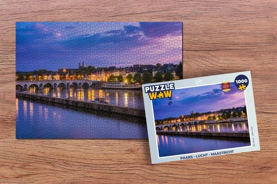 PuzzleWow Puzzel Paars - Lucht - Maastricht - Legpuzzel - Puzzel 1000 Stukjes Volwassenen - Sinterklaas Cadeautjes - Sinterklaas Voor Grote Kinderen 2 PuzzleWow Puzzel Paars - Lucht - Maastricht - Legpuzzel - Puzzel 1000 Stukjes Volwassenen - Sinterklaas Cadeautjes - Sinterklaas Voor Grote Kinderen - Afbeelding 2