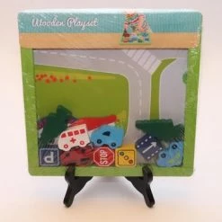 Houten Speelset Wood Playset Voertuigen Van Baby Tot Kind