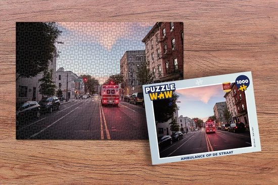 PuzzleWow Puzzel Ambulance Op De Straat - Legpuzzel - Puzzel 1000 Stukjes Volwassenen - Sinterklaas Cadeautjes - Sinterklaas Voor Grote Kinderen 2 PuzzleWow Puzzel Ambulance Op De Straat - Legpuzzel - Puzzel 1000 Stukjes Volwassenen - Sinterklaas Cadeautjes - Sinterklaas Voor Grote Kinderen - Afbeelding 2