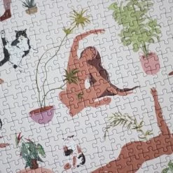 Plant Yoga Puzzel (1000 Stukjes) Van Piecely -Puzzels Verkoop 550x366