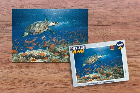 PuzzleWow Puzzel Koraalrif Met Schildpad - Legpuzzel - Puzzel 500 Stukjes - Sinterklaas Cadeautjes - Sinterklaas Voor Grote Kinderen 2 PuzzleWow Puzzel Koraalrif Met Schildpad - Legpuzzel - Puzzel 500 Stukjes - Sinterklaas Cadeautjes - Sinterklaas Voor Grote Kinderen - Afbeelding 2