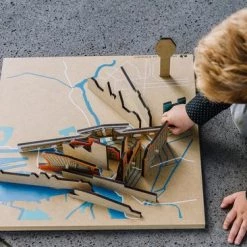 Abwesterink De Stadspuzzel Amsterdam - Inlegpuzzel En 3D-puzzel In één - Hout -Puzzels Verkoop 550x366 40