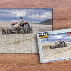 PuzzleWow Puzzel Een Boer Ploegt In Het Voorjaar - Legpuzzel - Puzzel 1000 Stukjes Volwassenen - Sinterklaas Cadeautjes - Sinterklaas Voor Grote Kinderen