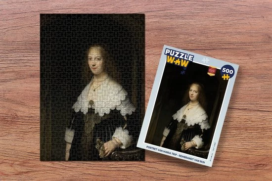 PuzzleWow Puzzel Maria Trip - Rembrandt Van Rijn - Legpuzzel - Puzzel 500 Stukjes - Sinterklaas Cadeautjes - Sinterklaas Voor Grote Kinderen 2 PuzzleWow Puzzel Maria Trip - Rembrandt Van Rijn - Legpuzzel - Puzzel 500 Stukjes - Sinterklaas Cadeautjes - Sinterklaas Voor Grote Kinderen - Afbeelding 2