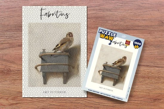 PuzzleWow Puzzel Oude Meesters - Het Puttertje - Carel Fabritius - Legpuzzel - Puzzel 1000 Stukjes Volwassenen - Sinterklaas Cadeautjes - Sinterklaas Voor Grote Kinderen 2 PuzzleWow Puzzel Oude Meesters - Het Puttertje - Carel Fabritius - Legpuzzel - Puzzel 1000 Stukjes Volwassenen - Sinterklaas Cadeautjes - Sinterklaas Voor Grote Kinderen - Afbeelding 2