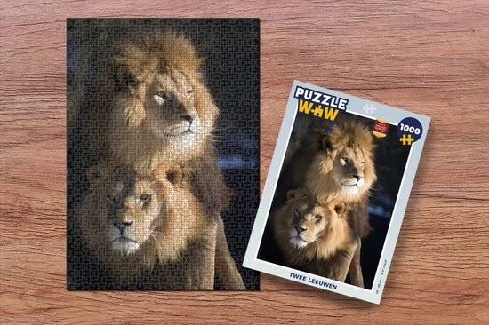 PuzzleWow Puzzel Leeuwen - Jagen - Wilde Dieren - Legpuzzel - Puzzel 1000 Stukjes Volwassenen - Sinterklaas Cadeautjes - Sinterklaas Voor Grote Kinderen 2 PuzzleWow Puzzel Leeuwen - Jagen - Wilde Dieren - Legpuzzel - Puzzel 1000 Stukjes Volwassenen - Sinterklaas Cadeautjes - Sinterklaas Voor Grote Kinderen - Afbeelding 2