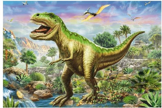 Schmidt Avontuur Met Dinosauriers, 3 X 48 Stukjes - Puzzel - 4+ 3 Schmidt Avontuur Met Dinosauriers, 3 X 48 Stukjes - Puzzel - 4+ - Afbeelding 3