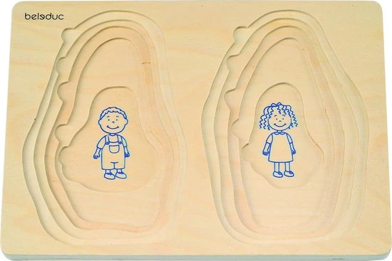 Beleduc Lagenpuzzel Opa En Oma 40 Stukjes 2 Beleduc Lagenpuzzel Opa En Oma 40 Stukjes - Afbeelding 2